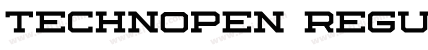Technopen Regular字体转换 Technopen Regular字体转换